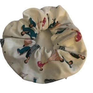 Harry Styles concert looks zipper hair scrunchie hand made USA cotton rare NWT